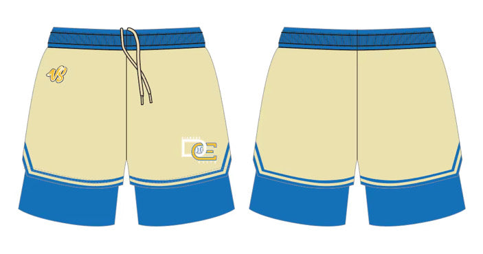 Pre-Game Diamond Elite Cream shorts