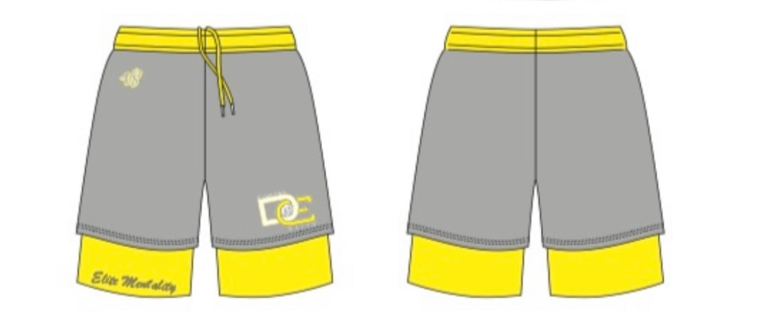 Pre-Game Diamond Elite GREY shorts